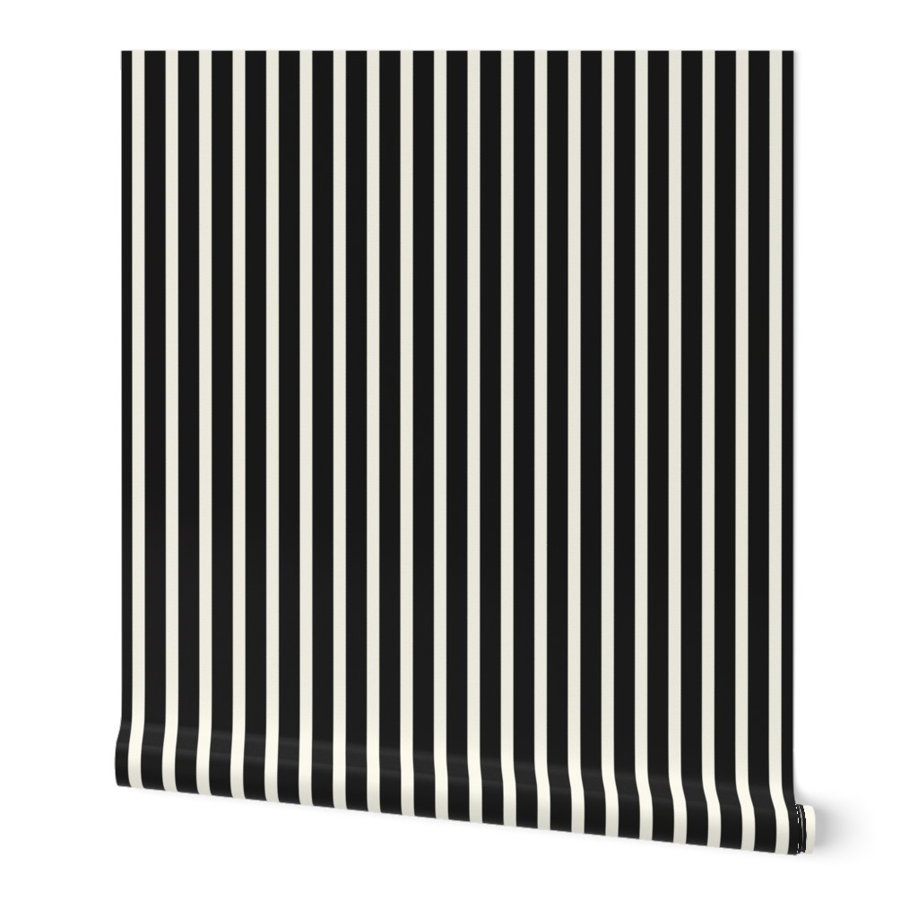 Stripes - Black, Ivory