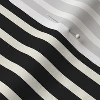 Stripes - Black, Ivory