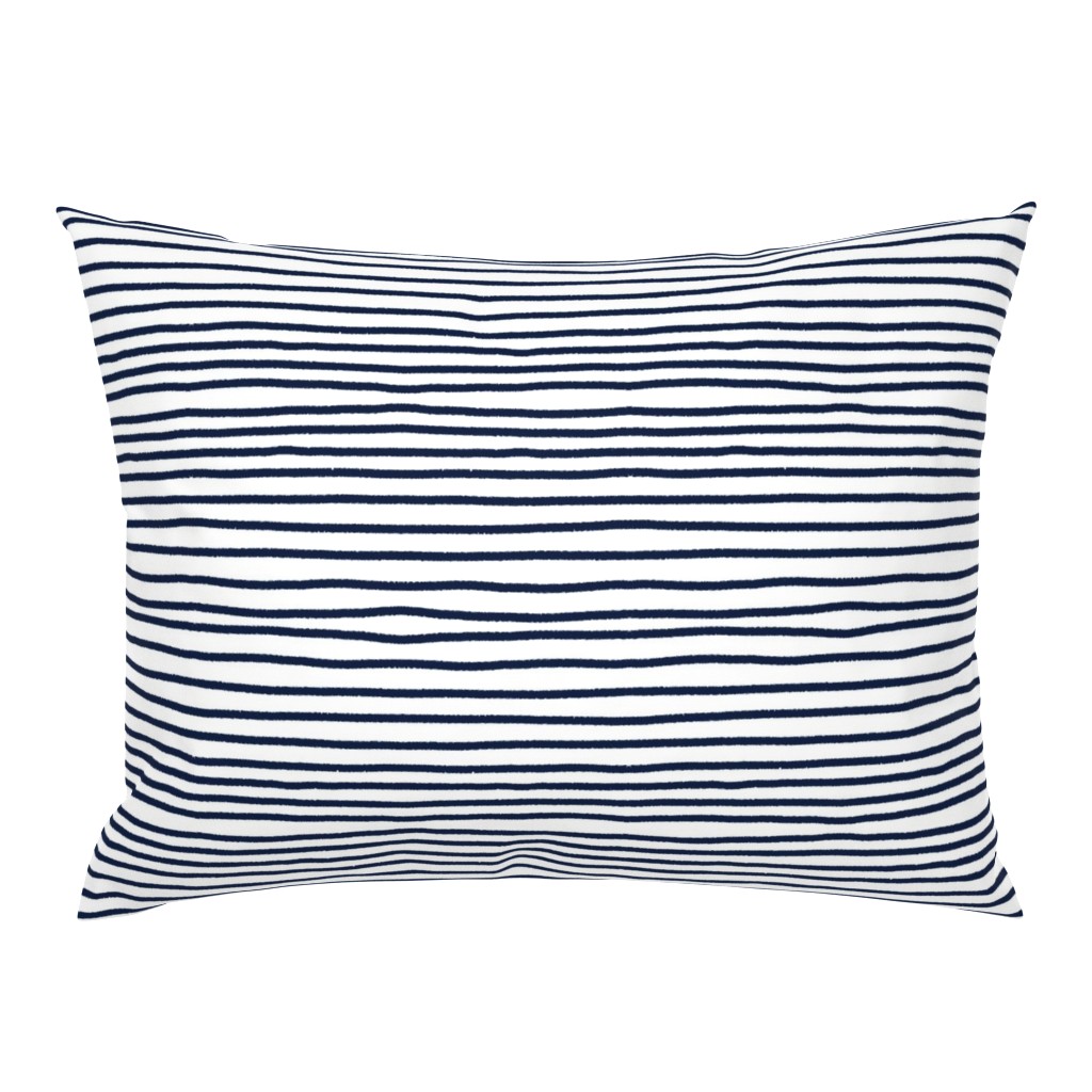 Sketchy Stripes // Navy 