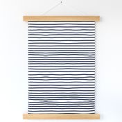 Sketchy Stripes // Navy 