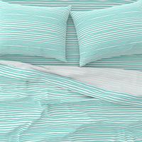 Sketchy Stripes //Bright Turquoise 