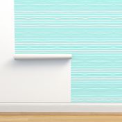 Sketchy Stripes //Bright Turquoise 