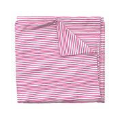 Sketchy Stripes // Medium Hot Pink