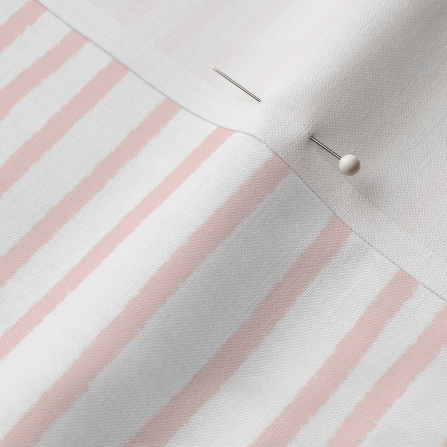 Sketchy Stripes // Light Peachy Pink