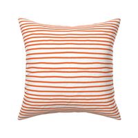 Sketchy Stripes // Bright Medium Orange