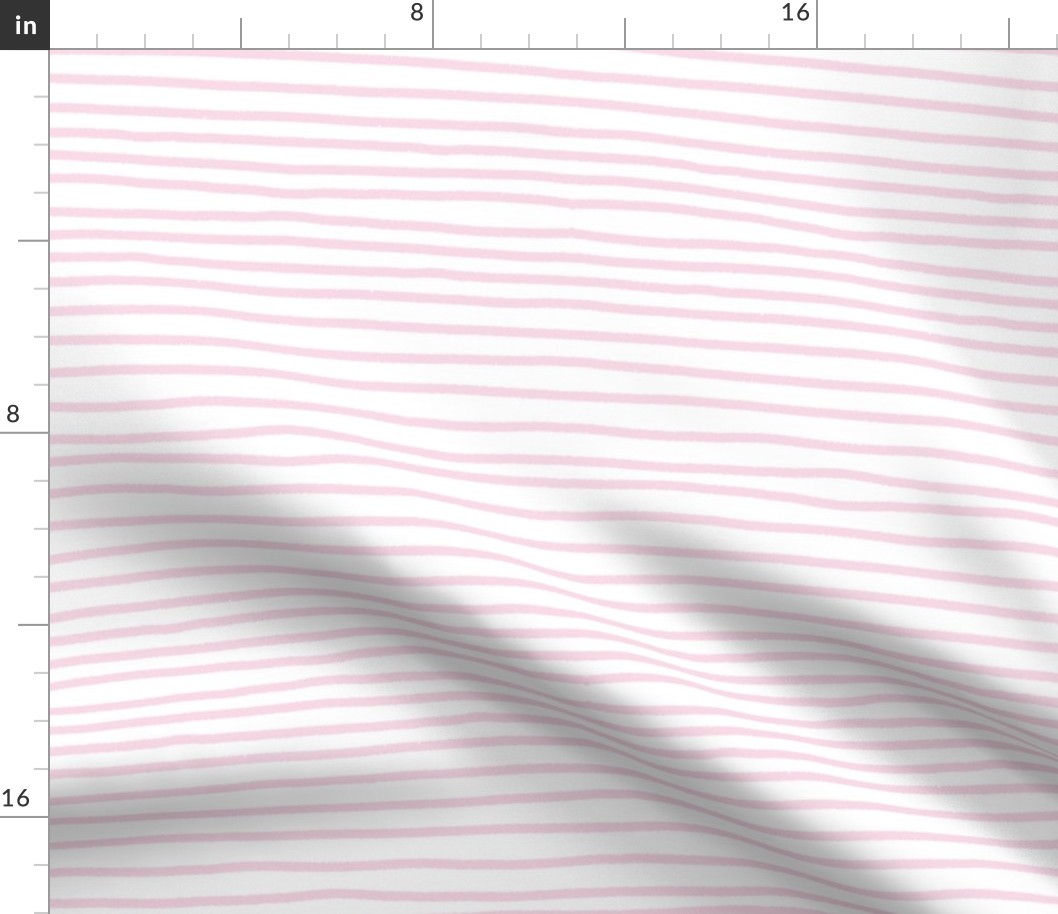 Sketchy Stripes // Baby Pink