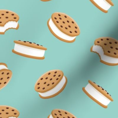 cookie sandwich ice-cream - novelty fabric