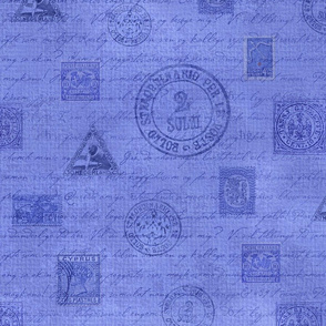 Stamps Blue Large