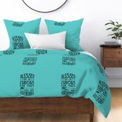 Blessed are the curious - Pillow - Fat Quarter 