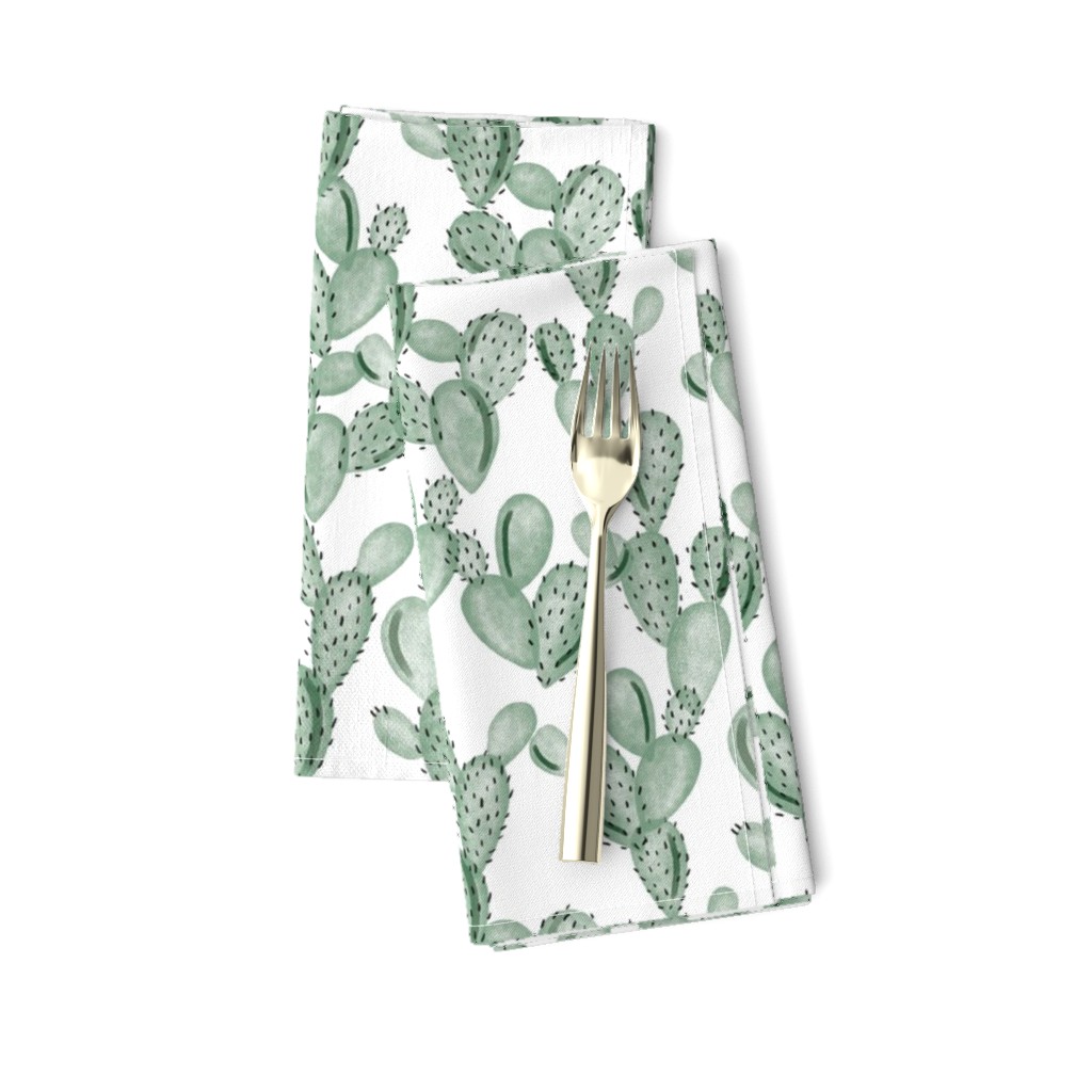 green paddle cactus // small