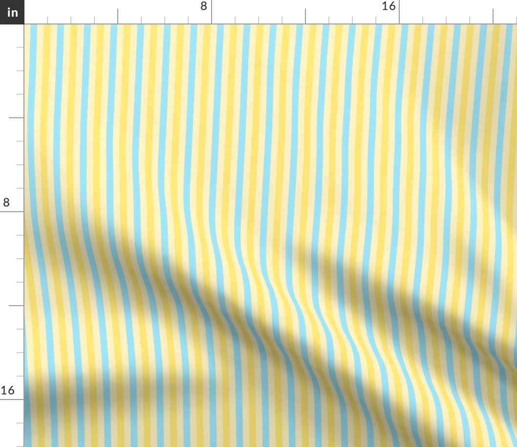 Blue Lemon Stripes