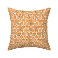 Honey Bee Hexagons. 