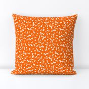 80s fabric //  zig zag 90s retro kids design - orange