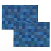 Arcade Ahri Blouse Blue Pixel checkered Pattern Cosplay