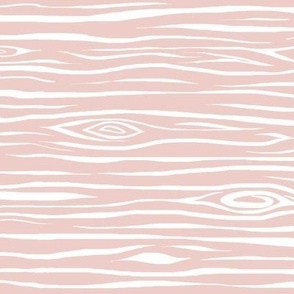 Woodgrain small - blush  and white