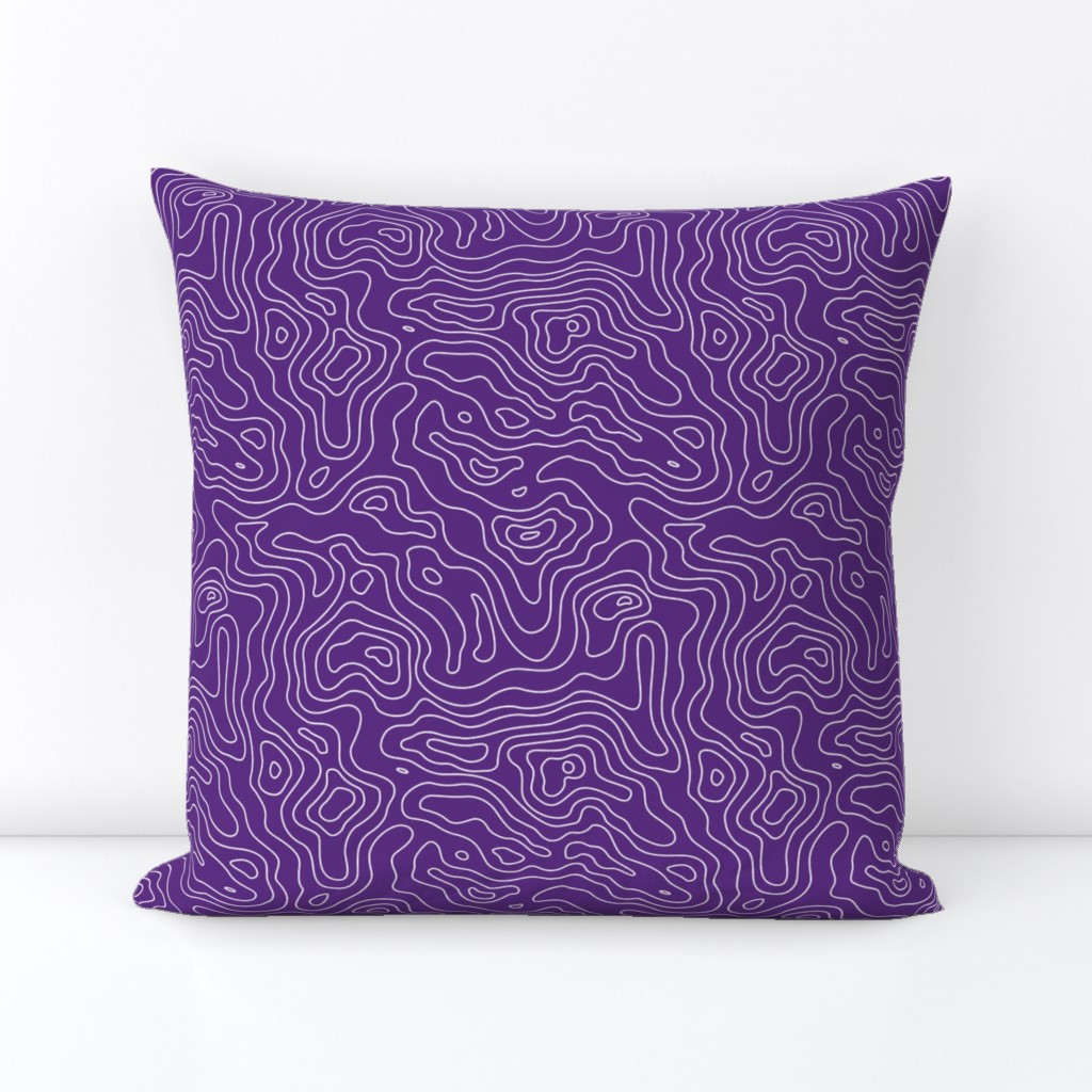 Topographic Map Purple and White Stripes Wave Elevation Topographic Topo Map Pattern -01-01-01-01
