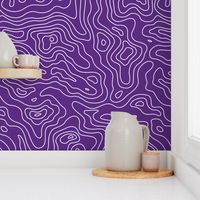 Topographic Map Purple and White Stripes Wave Elevation Topographic Topo Map Pattern -01-01-01-01