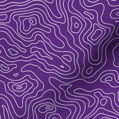 Topographic Map Purple and White Stripes Wave Elevation Topographic Topo Map Pattern -01-01-01-01