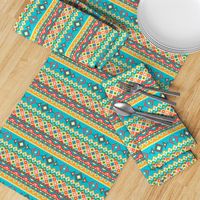 Aztec Tribal Native American Mexican Mayan Boho Pattern