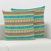 Aztec Tribal Native American Mexican Mayan Boho Pattern