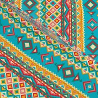 Aztec Tribal Native American Mexican Mayan Boho Pattern