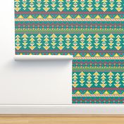 Aztec Tribal Native American Mexican Mayan Boho Pattern