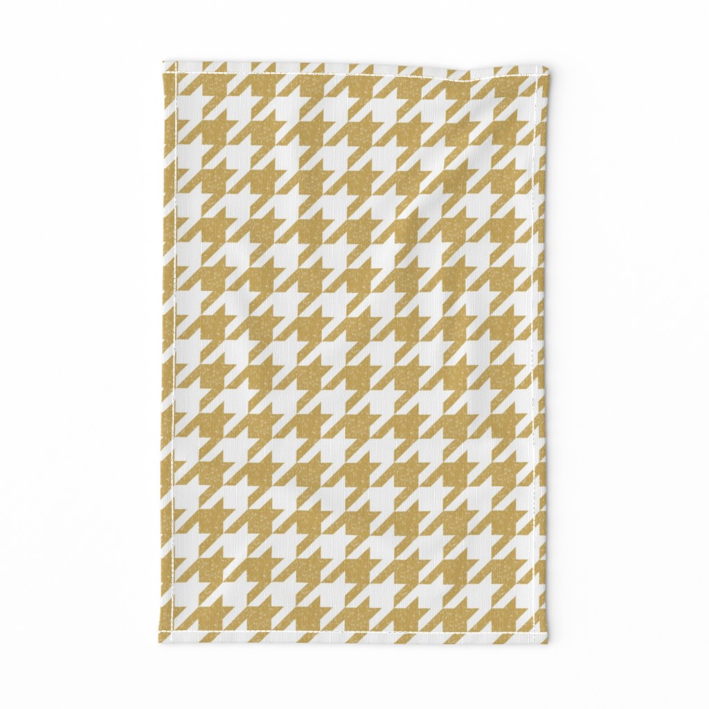 The Houndstooth Check ~ Neutral Honey Gilt Patina 