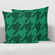 The Houndstooth Check ~ Green Marble 