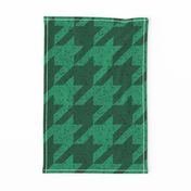 The Houndstooth Check ~ Green Marble 