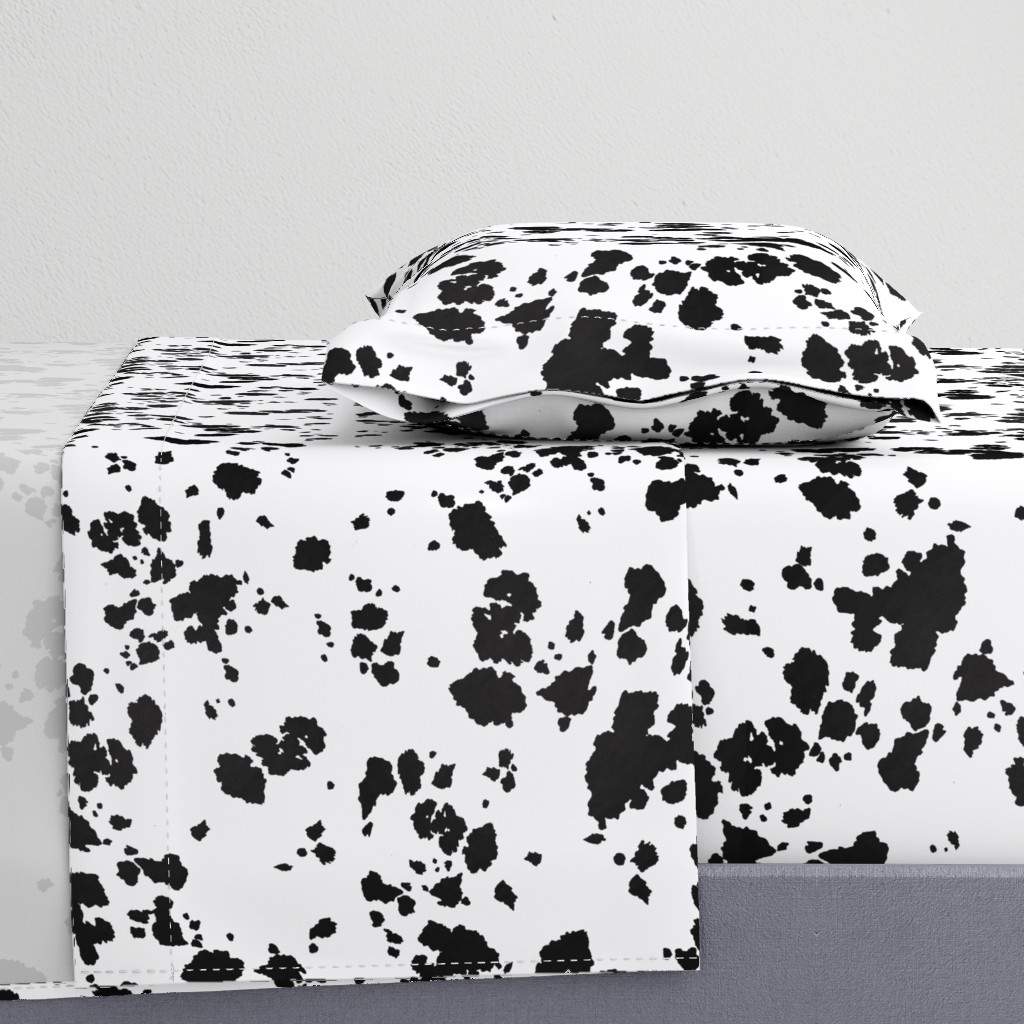 Cowhide Black and White