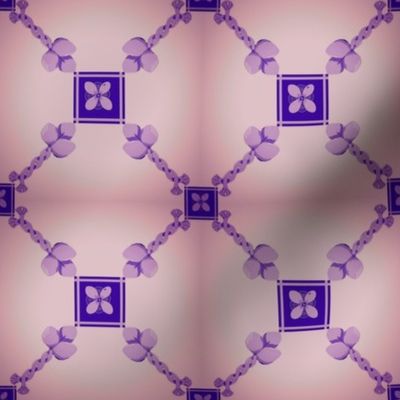 Spoonflower Trellis in Purple - Lavender