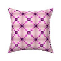 Spoonflower Trellis in Purple and Magenta