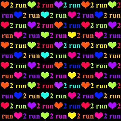 Runner Girl Fabric, Wallpaper and Home Decor | Spoonflower