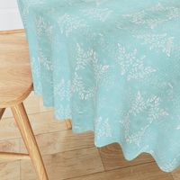 Tropical Blue Damask