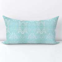 Tropical Blue Damask