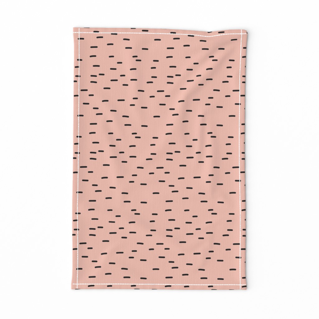 I see stripes abstract Scandinavian style lines and strokes warm blush pastel pink