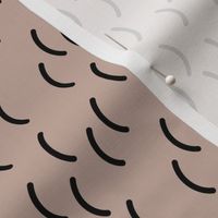 Make a wish eyelash abstract Scandinavian style twig lines and curves warm gray