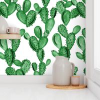 emerald paddle cactus // oversized