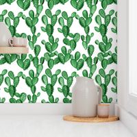 emerald paddle cactus // small 