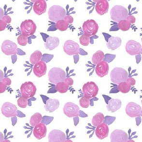 Sweet Baby Lavender & Violet Florals 