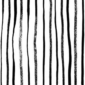 Vertical Illusion Ink Brush Stroke Stripes on white