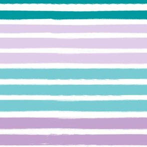 turquoise lilac lavender purple stripes fabric