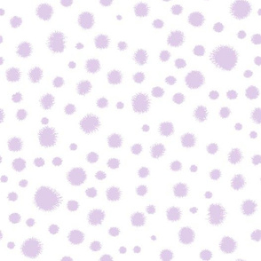 purple dots fabric lilac lavender  pastel purple dots nursery fabric