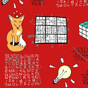 A Red Fox Solves Some Puzzles
