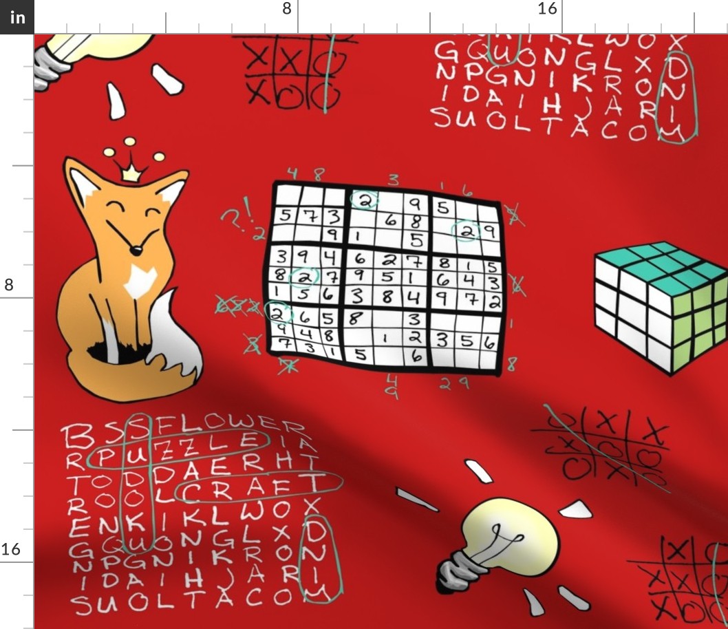 A Red Fox Solves Some Puzzles