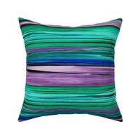 Abstract pattern of turquoise purple strokes and stripes