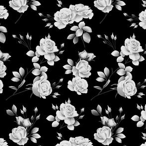 Spring Rose - Black