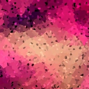 Bright raspberry beige abstract mosaic pattern