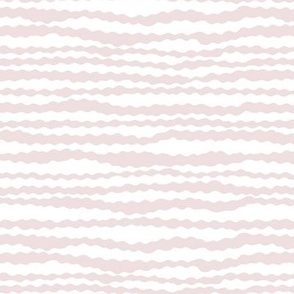 Pink Stripes - Scandinavian Wavy Stripes by Minikuosi