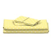 Buttermilk Yellow and White Polka Dots